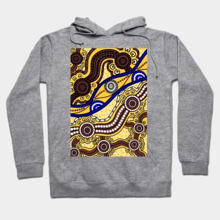 Aboriginal Art - Welcome To Country Hoodie